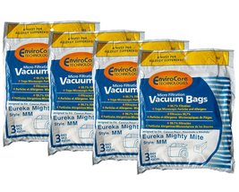 12 Eureka Allergy Mighty Mite Vacuum Style MM Bags Canister Limited Sani... - $17.62