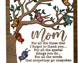 Mothers Day Gifts for Mom Her Women, To My Mom Acrylic Sign from Daughte... - £28.04 GBP