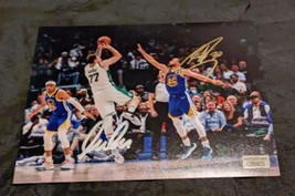 Stephen Curry &amp; Luka Doncic Dual AUTOGRAPH 8x10 Photo With COA 2364561 - $187.11