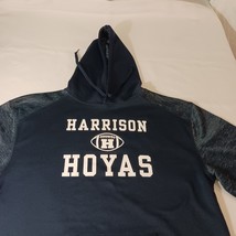 Badger Sport HARRISON HOYAS Men's XL Blue Drawstring Pullover Hoodie Sweatshirt image 8