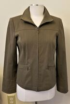 Lafayette 148 New York Jacket Size -2 Military Green - $29.68