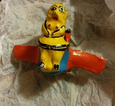 038 Rare Native Indian Hand Painted Deer? Vertebra Woman And Eagle Bone Art - $1,201.72 MXN