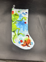 ** Grinch And Max ** Christmas Stocking Dr Seuss 17in - £6.20 GBP