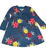 Tea Collection Girls Long-Sleeve Floral Print Cotton Dress Blue/Red Size 7 - €14,90 EUR