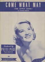 Come What May (The Gypsy Song) - sheet music - $7.00
