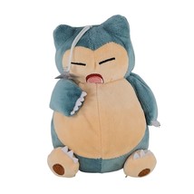 Pokemon Shiny Snorlax Plush Stuffed Animal Toy Blue Cream 7&quot; With Suction Cup - £15.42 GBP