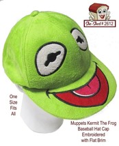 Muppets Hat Kermit The Frog Baseball Hat Cap Embroidered (pre-owned) - £11.94 GBP