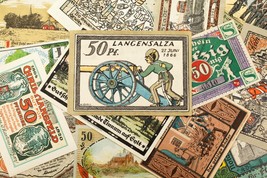1920&#39;s Deutschland Notgeld Geld 21pc Militär - Aventoft, Hamburg, Torgau - £78.44 GBP
