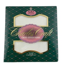 Charles Craft Cross Stitch Fabric White 14 Count 12 x 18 in. - $13.32 Charles Craft Cross Stitch Fabric White 14 Count 12 x 18 in. - $13.32