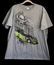 Scott Bloomquist Team Zero Skull Racing AZ Sports T-Shirt Double Sided S... - £46.68 GBP