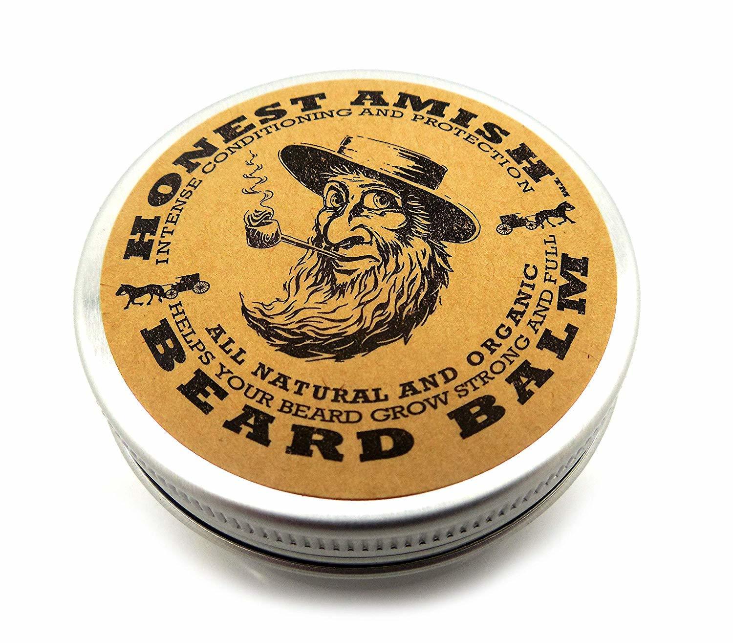 Honest Amish Beard Balm Leave in Conditioner Made with only Natural and ... - $25.79