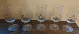 Remy Martin Fine Cognac 4 oz glasses Set of 5 - £15.30 GBP