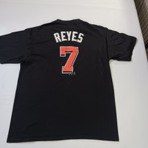 Majestic MLB Miami Marlins Reyes #7 Men's XL Black Cotton Short Sleeve T-Shirt image 15