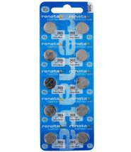 Renata 365 SR1116W Batteries - 1.55V Silver Oxide 365 Watch Battery (10 Count) - $7.95+