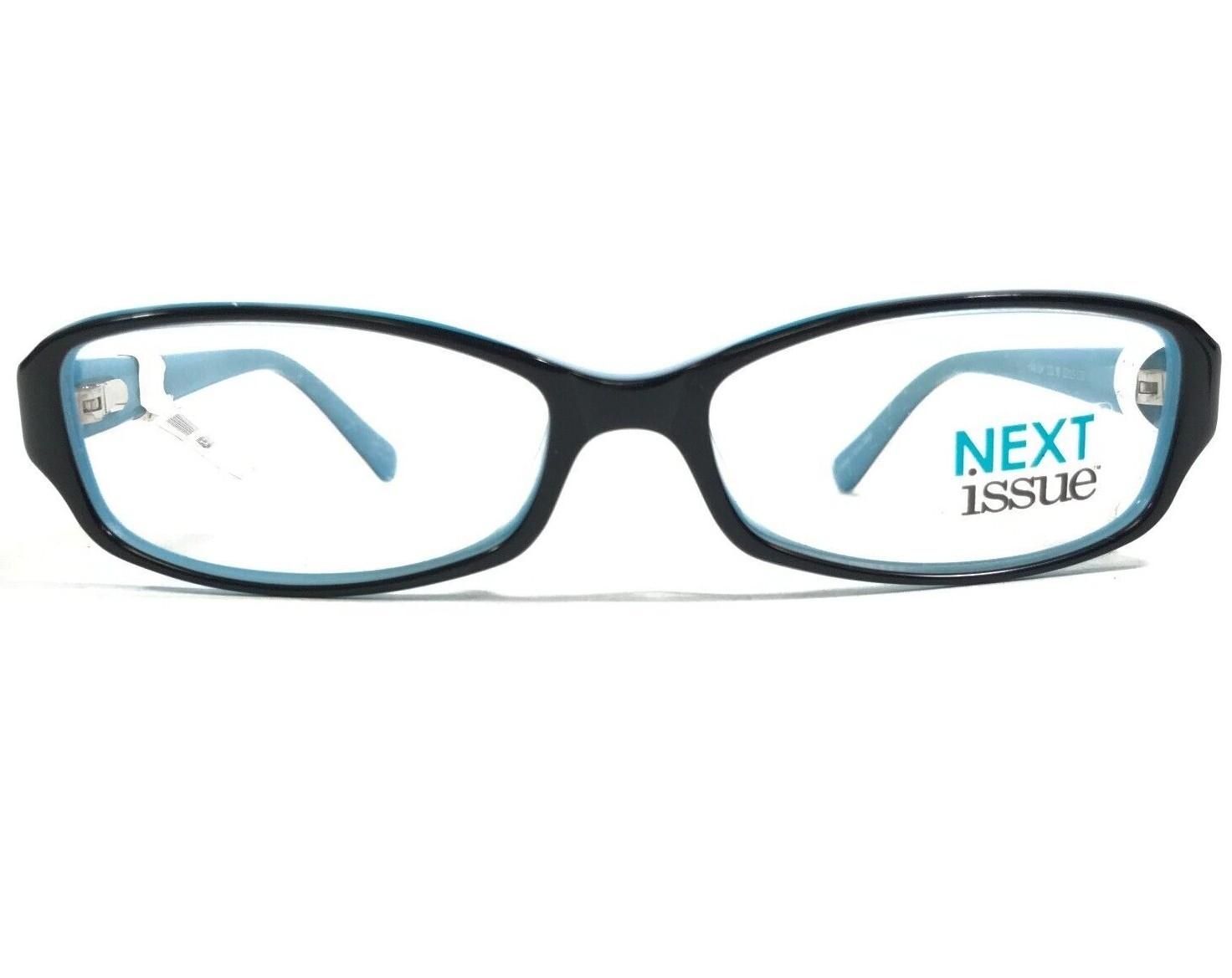 Next Issue AN 184 COL 90 Kinder Brille Rahmen Schwarz Blau Rechteckig 52... - £22.53 GBP