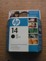 HP 14 Genuine OEM Black Ink Cartridge C5011D - New in Box (Feb 2010) - £10.10 GBP
