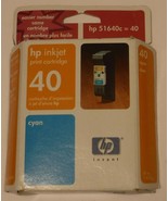 HP Hewlett Packard Inkjet Cartridge HP51640C = 40 Cyan New in Package - £7.41 GBP
