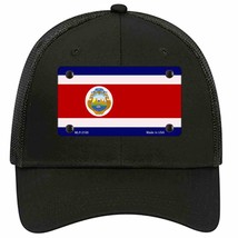 Costa Rica Flag Novelty Black Mesh License Plate Hat - £23.31 GBP