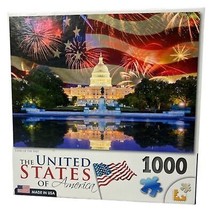 American Patriotic Jigsaw Puzzle 1000 pieces Land of the Free 1082 Lafay... - $14.85