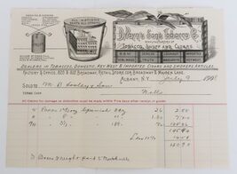 1908 B. Payn &amp; Sons Tobacco Co. Sales Invoice Receipt - $19.99