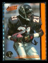 1992 Action Packed Football Card Deion Sanders Neon Orange #84N Atlanta Falcons - $9.89