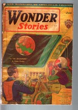 Wonder Stories 1931 JUN-SCI Fi Alien PULP-COOL G - £64.50 GBP