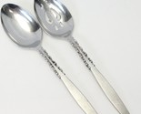 International Lyon Alhambra Serving Spoons 8 3/4&quot; Stainless Lot of 2 - £13.09 GBP