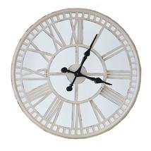 Mirror Clock - Cream 28 inch - $376.15
