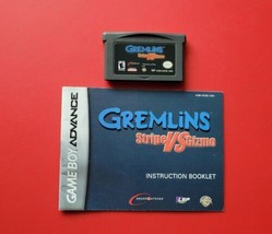 Game Boy Advance Gremlins: Stripe vs. Gizmo Authentic Nintendo GBA with Manual - £29.80 GBP