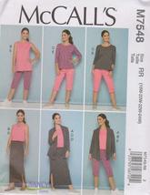 McCalls Sewing Pattern M7548 7548 Womens Plus Sizes 18W-24W Knit Wardro... - £8.46 GBP