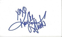Kaycee Stroh Signed 3x5 Index Card High School Musical - $19.79