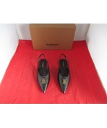 Burberry  Sienna Slingback Leather Balllerina Flats $890 - EU 36.5 - Bla... - $371.25