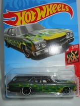 Hot Wheels ~ &#39;70 Chevelle SS Wagon ~ HW Flames 3/10 ~ Card 56/250 ~ Flames - £5.98 GBP