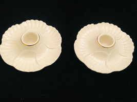 Lenox Porcelain Pair Taper Candle Holders Japan - $22.88