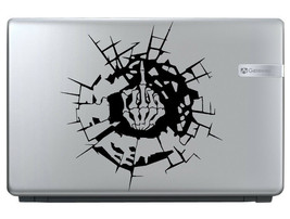 Middle Finger Skeleton Vinyl Decal Sticker Car Window Wall Hole Laptop Design  - £4.60 GBP