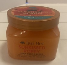 Tree Hut Sunkissed Poppy Shea Butter Sugar Scrub Marigold White Lilly 18 oz USA - £14.40 GBP