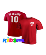 J.T. Realmuto Youth T-Shirt Philadelphia Phillies Player Name &amp; Number K... - $354.62 MXN