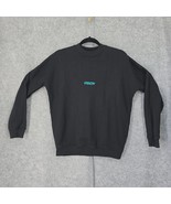 Vision Street Wear Mens Extra Small Spell Out Sweatshirt Black Heavy Warm - $18.69