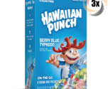 3x Packs Hawaiian Punch Berry Blue Typhoon Drink Mix | 8 Singles Each | ... - $11.44