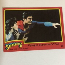 Superman II 2 Trading Card #28 Christopher Reeve Margot Kidder - £1.54 GBP