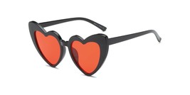 Women Funky Hipster Heart Shape High Pointed Cat Eye Fashion Sunglasses - £19.97 GBP