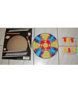 Chuck E Cheese Kids Darts Dartboard game inside suction   w/ Whistle - $17.63 CAD