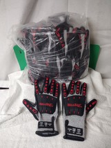 NSI HellBax 274845 ANSI 4 Abrasion ANSI A6 Cut Resistant Impact Gloves M... - $142.50