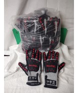 NSI HellBax 274845 ANSI 4 Abrasion ANSI A6 Cut Resistant Impact Gloves M... - £112.05 GBP