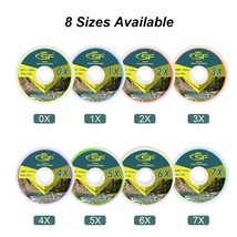 SF Fly Fishing Tippet Line Clear Nylon Monofilament with Holder Tenkara Leader T - £37.46 GBP