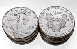 Rollo De 20 1986 1 Oz. Águilas De Plata Americanas BU Condición - $1,543.66