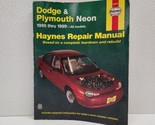 Haynes Automotive Repair Manual 1995-1999 Dodge Plymouth Neon 30034 - $9.59