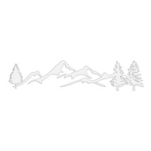 6XDB  Reflective Mountain Decal Tree Forest Vinyl Graphic Kit for Camper RV Trai - £59.99 GBP