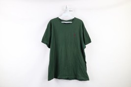 Vintage 90s Ralph Lauren Mens Large Faded Short Sleeve T-Shirt Hunter Green - £27.22 GBP