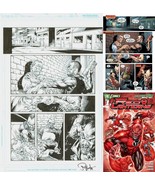 Signed Red Lanterns #1 Art Page Ed Benes Bluelines Over Original Rob Hun... - $1,505.15 MXN